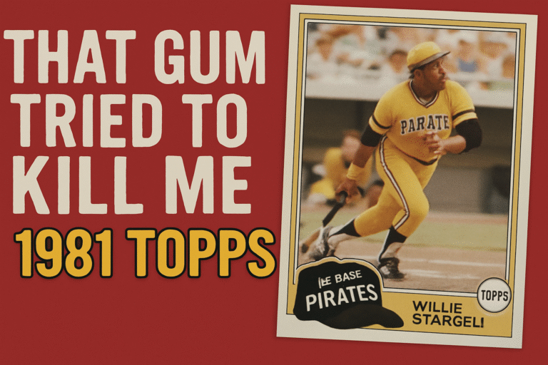 1981 Topps Wax Pack Opening. Nasty Gum